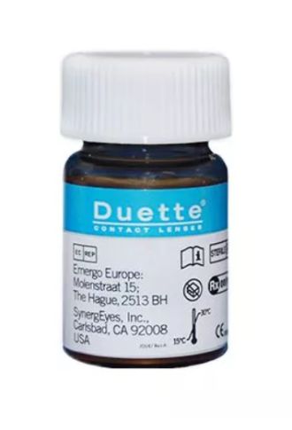 Synergeyes Duette - Commande par mail - lentilles hybrides - irisoft