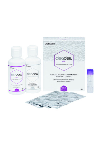 Pack Cleadew GP + Care Solution - solutions pour lentille rigide - irisoft