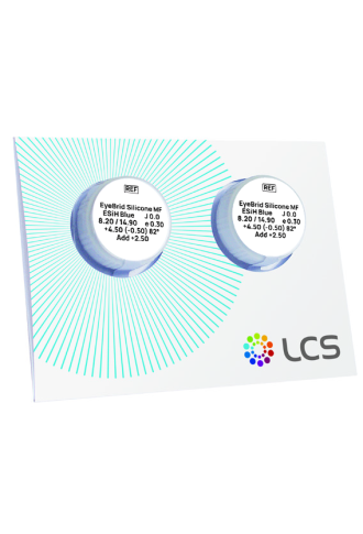 EyeBrid Silicone Multifocal - Lentille avec garantie d'adaptation - commande par mail - lentilles hybrides - irisoft