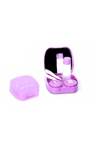 Kit de voyage pour lentilles Fantôme Rose - accessoires de contactologie - irisoft