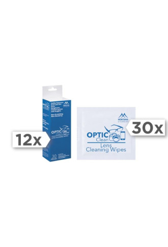 Optic Clean 30 lingettes - PDCW30 - entretien & nettoyage lunettes - irisoft