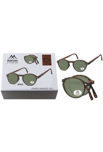 Monture pliable solaire MP66C Ecaille/G15 - montures solaires - irisoft