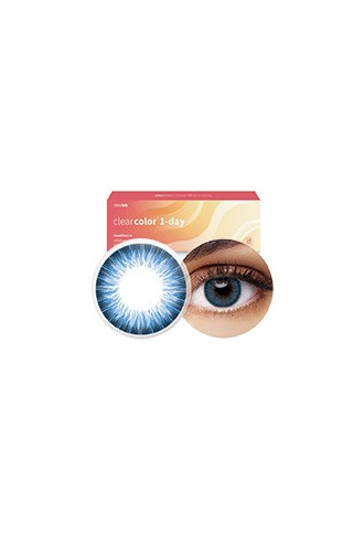 Clearcolor 1 Day Light Blue Lentille Essai - lentilles couleurs - irisoft