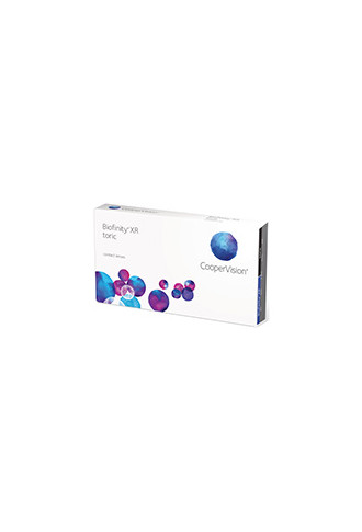 Biofinity Toric XR délai fabrication 25 jours - lentilles toriques - irisoft
