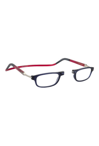 FLEX RECTANGULAR CXC-FDARDA Bleu Rouge - Plan - lunettes loupes - irisoft