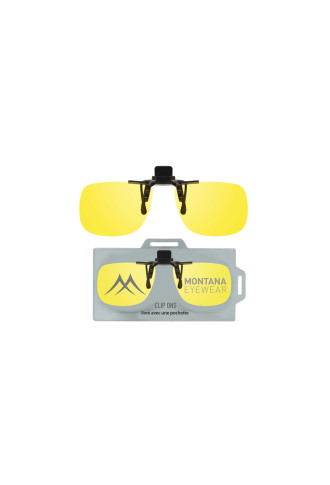 CLIP SOLAIRE POLARISÉ RELEVABLE 1970C - Jaune - clip - irisoft