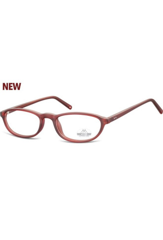 HMR57C Bourgogne mat - lunettes loupes - irisoft