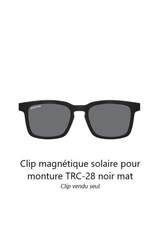 Clip magnétique solaire compatible monture TRC-28 (3 couleurs de verre) - clips solaires - irisoft