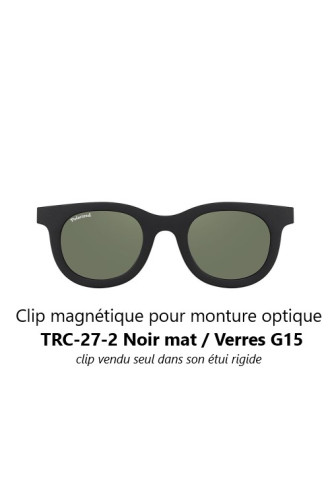 Clip magnétique solaire compatible monture TRC-29 (3 couleurs de verre) - clips solaires - irisoft