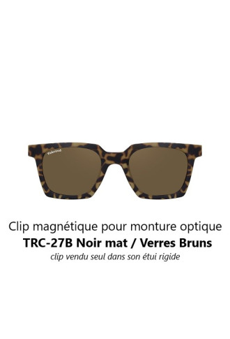 Clip magnétique solaire compatible montures TRC-27B (4 couleurs de verre) - clips solaires - irisoft