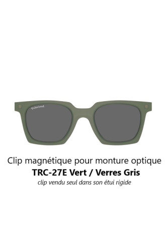 Clip magnétique solaire compatible montures TRC-27E (1 couleur de verre) - clips solaires - irisoft