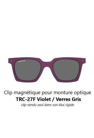 Clip magnétique solaire compatible montures TRC-27F (1 couleur de verre) - clips solaires - irisoft