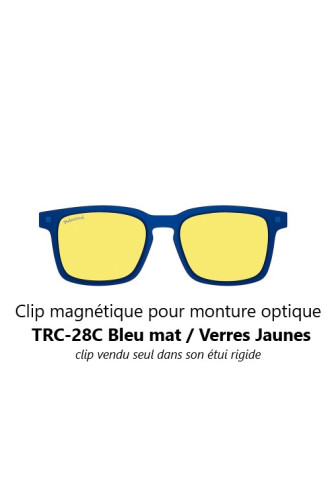 Clip magnétique solaire compatible monture TRC-28C (3 couleurs de verre) - clips solaires - irisoft