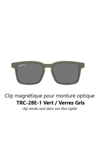 Clip magnétique solaire compatible monture TRC-28E (1 couleur de verre) - clips solaires - irisoft