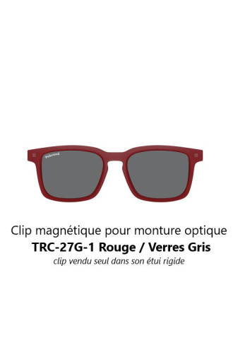 Clip magnétique solaire compatible monture TRC-28G (1 couleur de verre) - clips solaires - irisoft