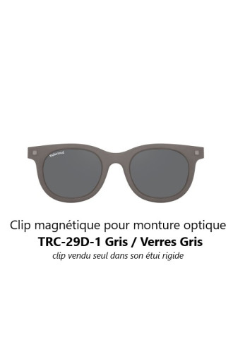 Clip magnétique solaire compatible monture TRC-29D (3 couleurs de verre) - clips solaires - irisoft