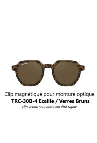 Clip magnétique solaire compatible montures TRC-30B (4 couleurs de verre) - clips solaires - irisoft