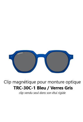 Clip magnétique solaire compatible montures TRC-30C (3 couleurs de verre) - clips solaires - irisoft