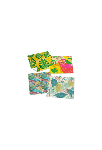 Microfibres collection "Tropical" - 21 visuels - entretien & nettoyage lunettes - irisoft