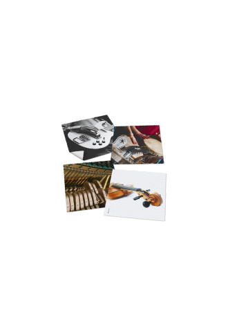 Microfibres collection "Musique" - 21 Visuels - entretien & nettoyage lunettes - irisoft