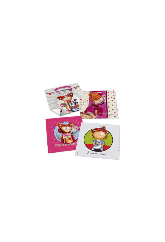 Microfibres collection "Fifi Bastille" - 21 visuels - entretien & nettoyage lunettes - irisoft