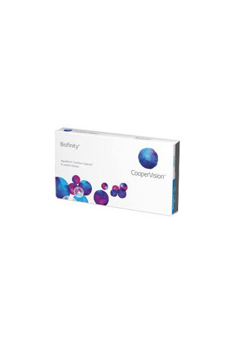 Biofinity - lentilles sphériques - irisoft