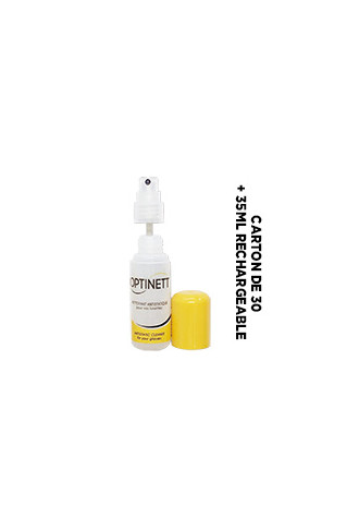 SPRAY NETTOYANT RECHARGEABLE 35ml - CARTON DE 30 UNITES - entretien & nettoyage lunettes - irisoft