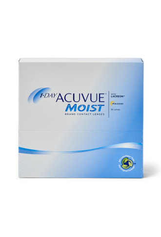 1 Day Acuvue Moist - lentilles sphériques - irisoft