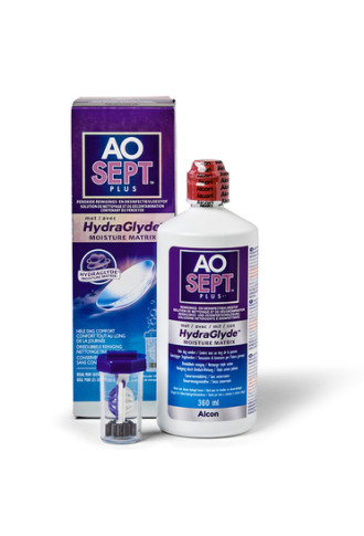 Aosept plus with HydraGlyde 360ml - solutions oxydantes - irisoft