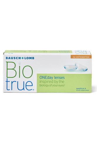 Biotrue Oneday Astigmate - lentilles toriques - irisoft