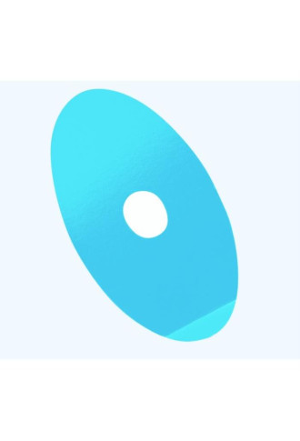 BLUE STICK OVAL 40mm - 1.000 PCS - film de protection - irisoft