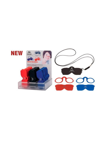 PACK 18 LUNETTES DE LECTURES PINCE-NEZ + présentoir- PDNR1 - lunettes loupes - irisoft