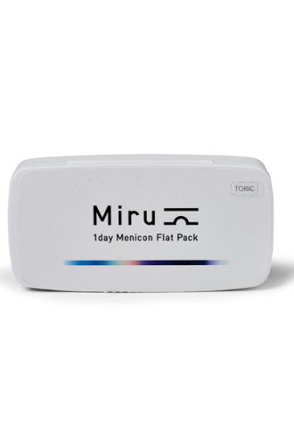 Miru 1Day Toric Flat Pack - lentilles toriques - irisoft