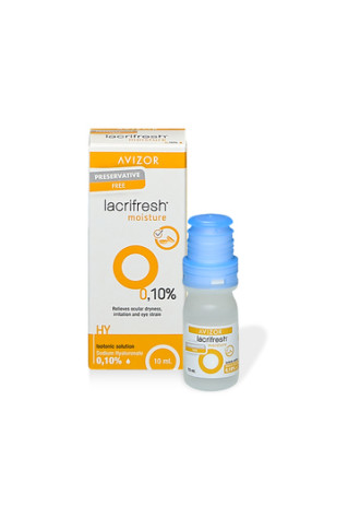 Lacrifresh Moisture Sans Conservateur - nettoyants et lotions lentilles - irisoft