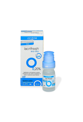 Lacrifresh Ocudry 0.2% Sans Conservateur - nettoyants et lotions lentilles - irisoft