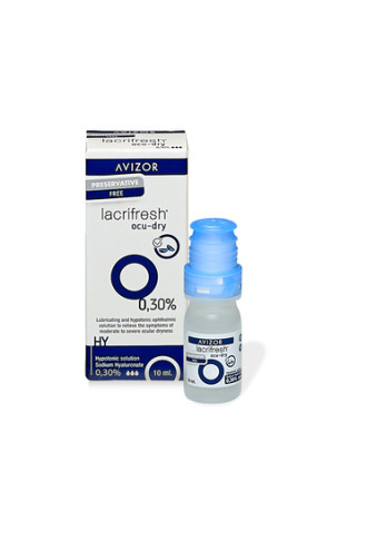 Lacrifresh Ocudry 0.3% Sans Conservateur - nettoyants et lotions lentilles - irisoft