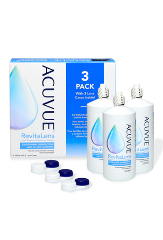 Acuvue Revitalens - solutions multifonctions - irisoft