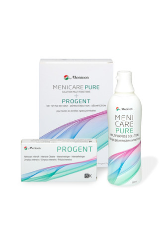 Menicare Pure Pack 1+1 - solutions pour lentille rigide - irisoft