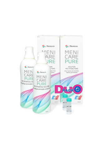 Menicare Pure Duo Pack - solutions pour lentille rigide - irisoft