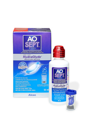 Aosept plus with HydraGlyde 90ml - solutions oxydantes - irisoft