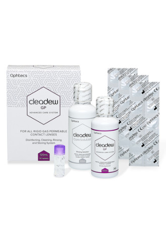 Pack Cleadew GP + Care Solution - solutions pour lentille rigide - irisoft