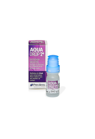 Aquadrop 2+ - Flacon 10ml - nettoyants et lotions lentilles - irisoft